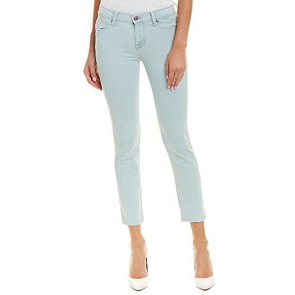 Hudson Tally Mid-Rise Skinny Cropped Jeans Sage Extract 25